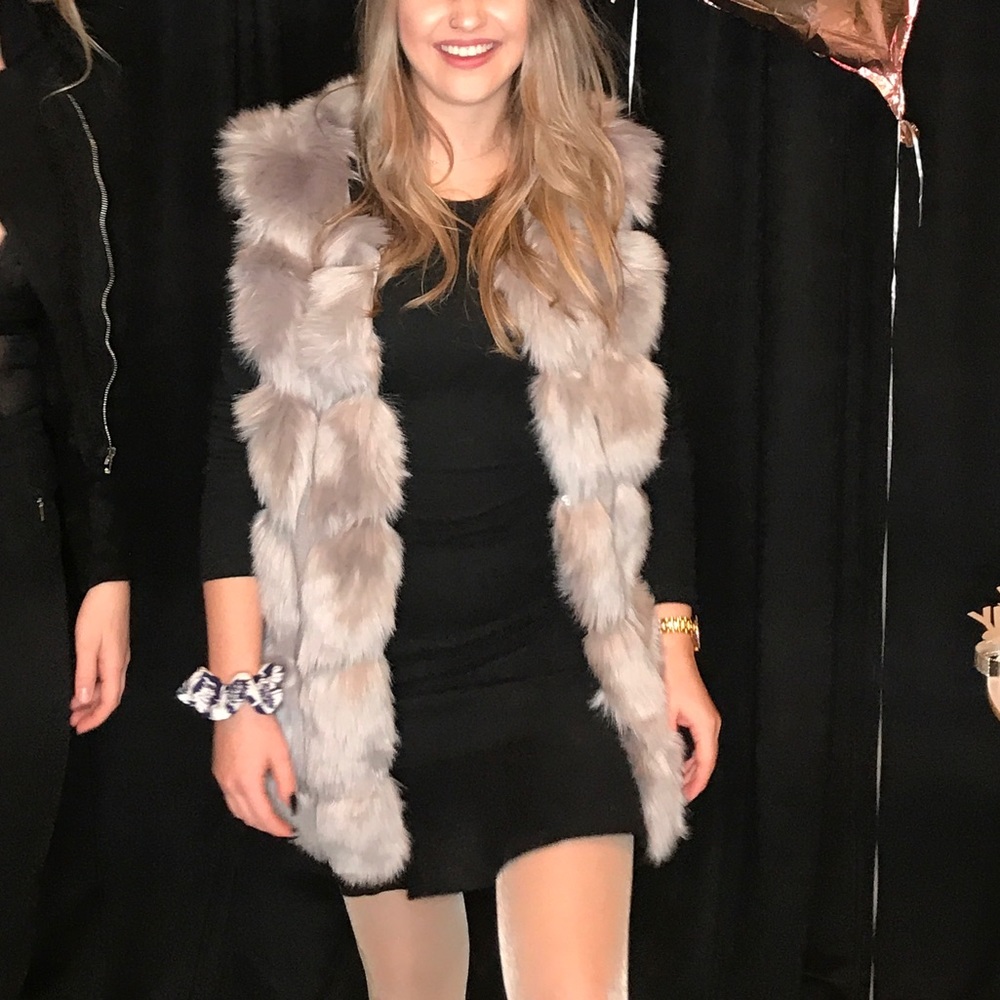 Missguided fur vest